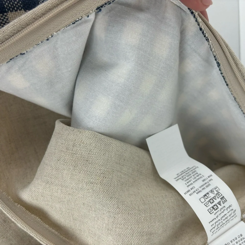 Pottery Barn Blain small checked pillow cover-NWOT - Picture 9 of 11